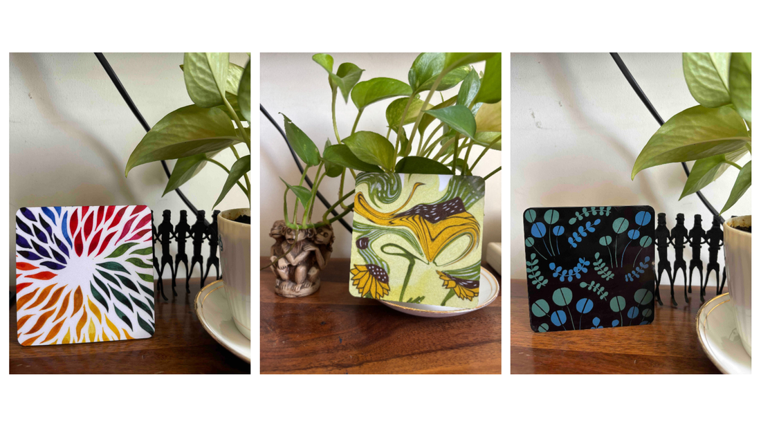MDF and Acrylic coasters by Creative Coupling