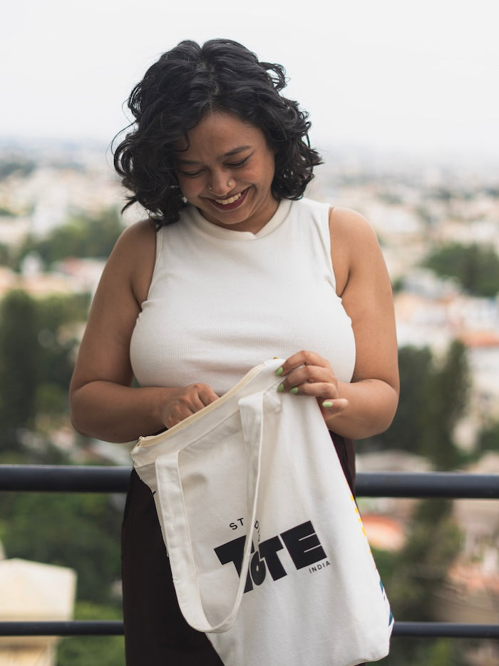 Rainbow tote bag