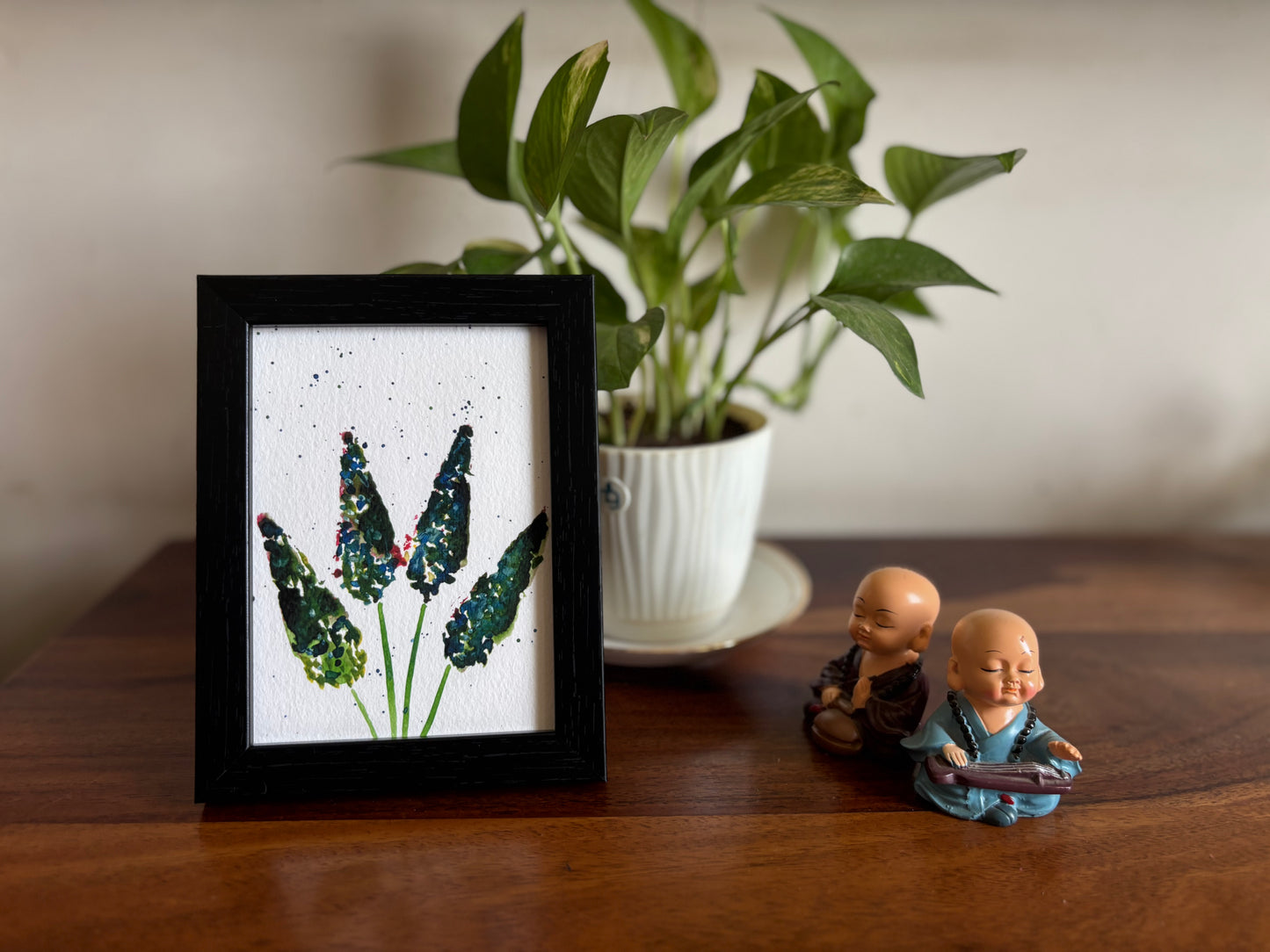 Wheat stalks in colour