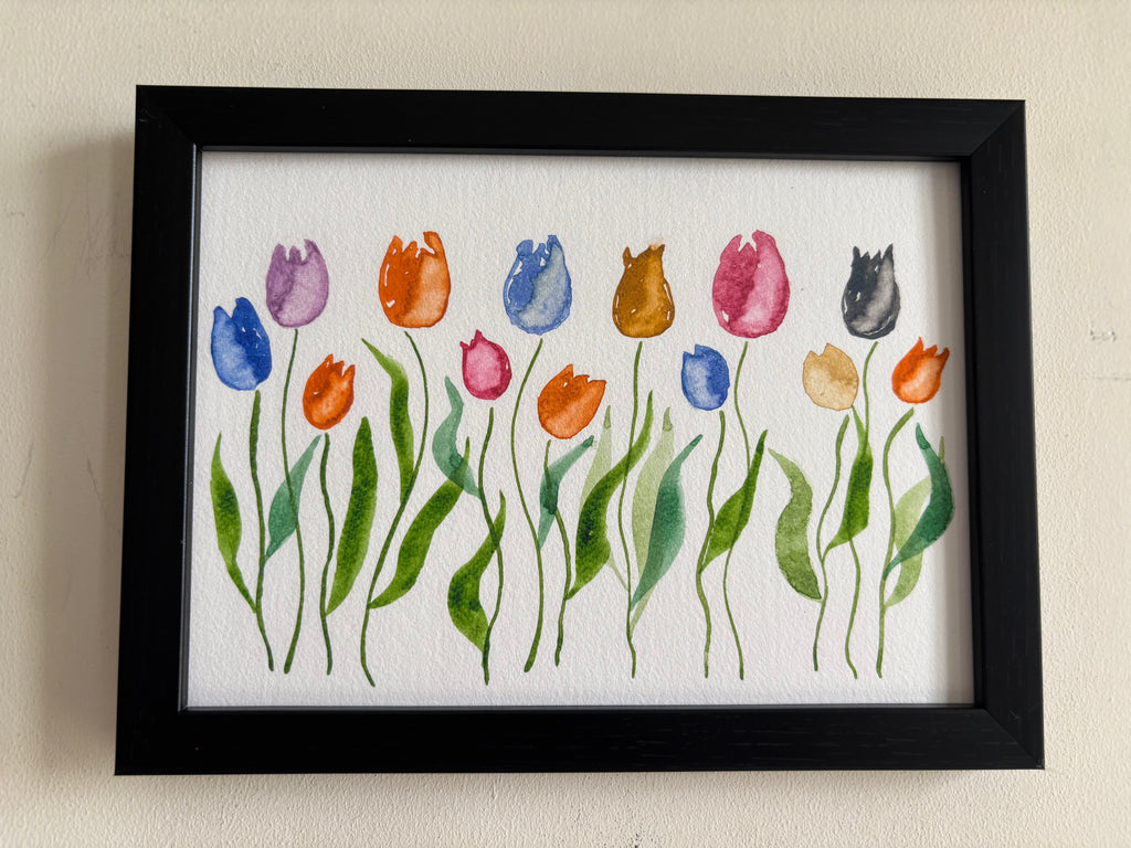 Tulips in bloom