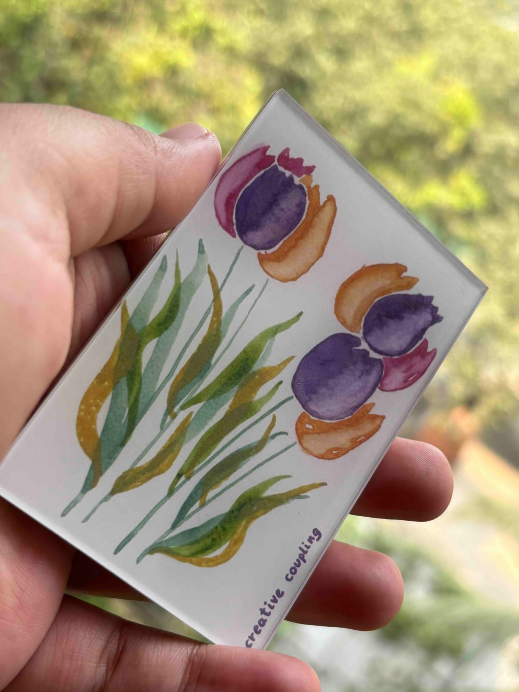 Tulips Bouquet Magnet