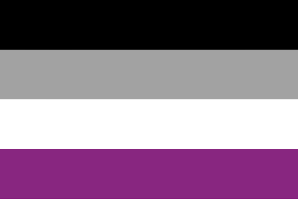 Ace pride flag sticker