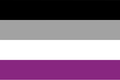 Ace pride flag sticker