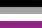 Ace pride flag sticker