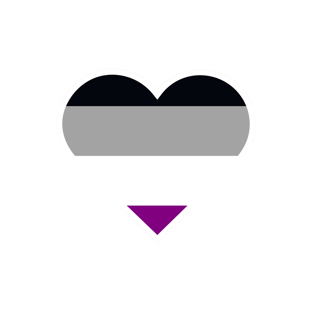 Ace pride flag sticker
