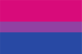 Bisexual pride flag sticker