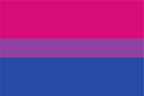 Bisexual pride flag sticker