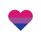 Bisexual pride flag sticker