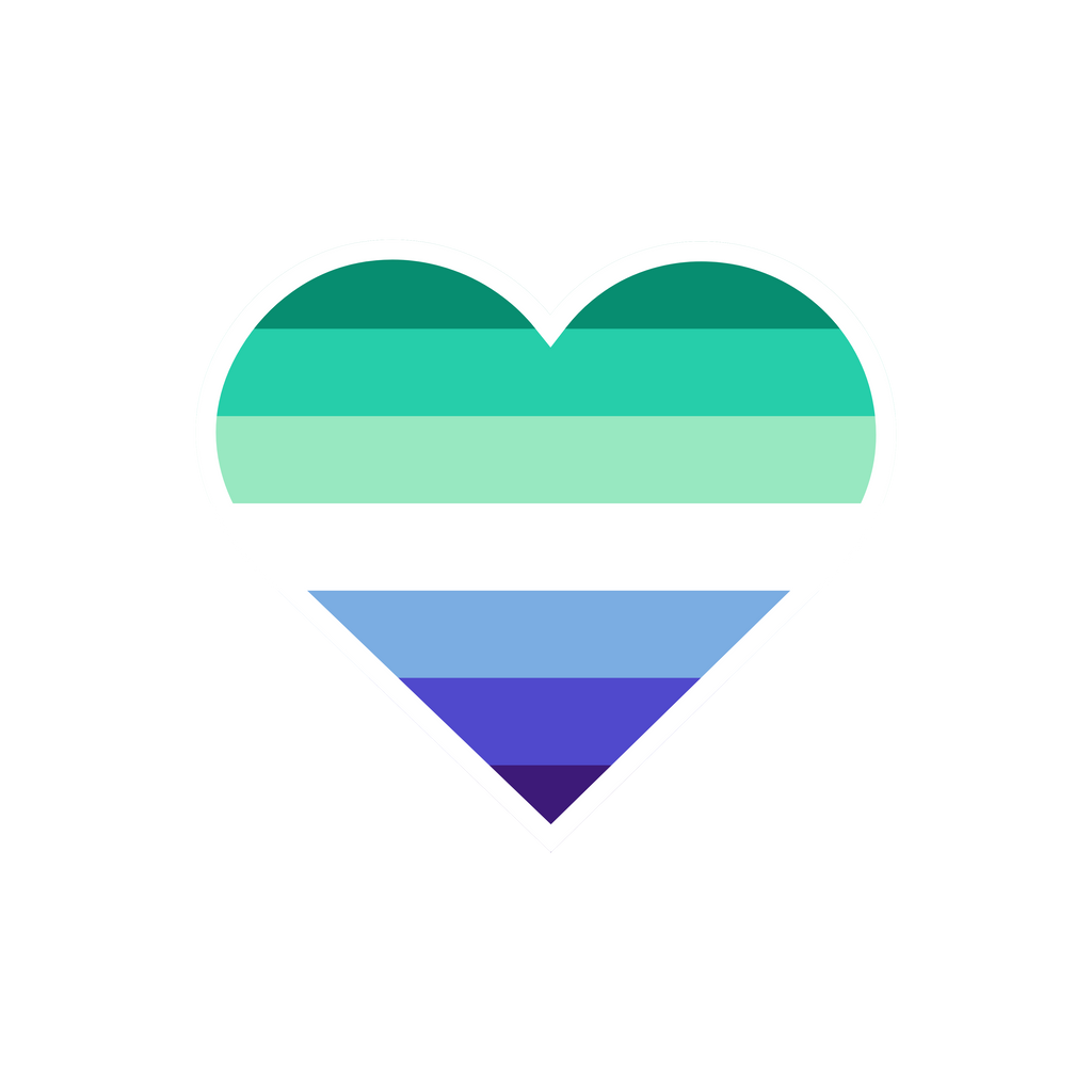 Gay pride flag sticker