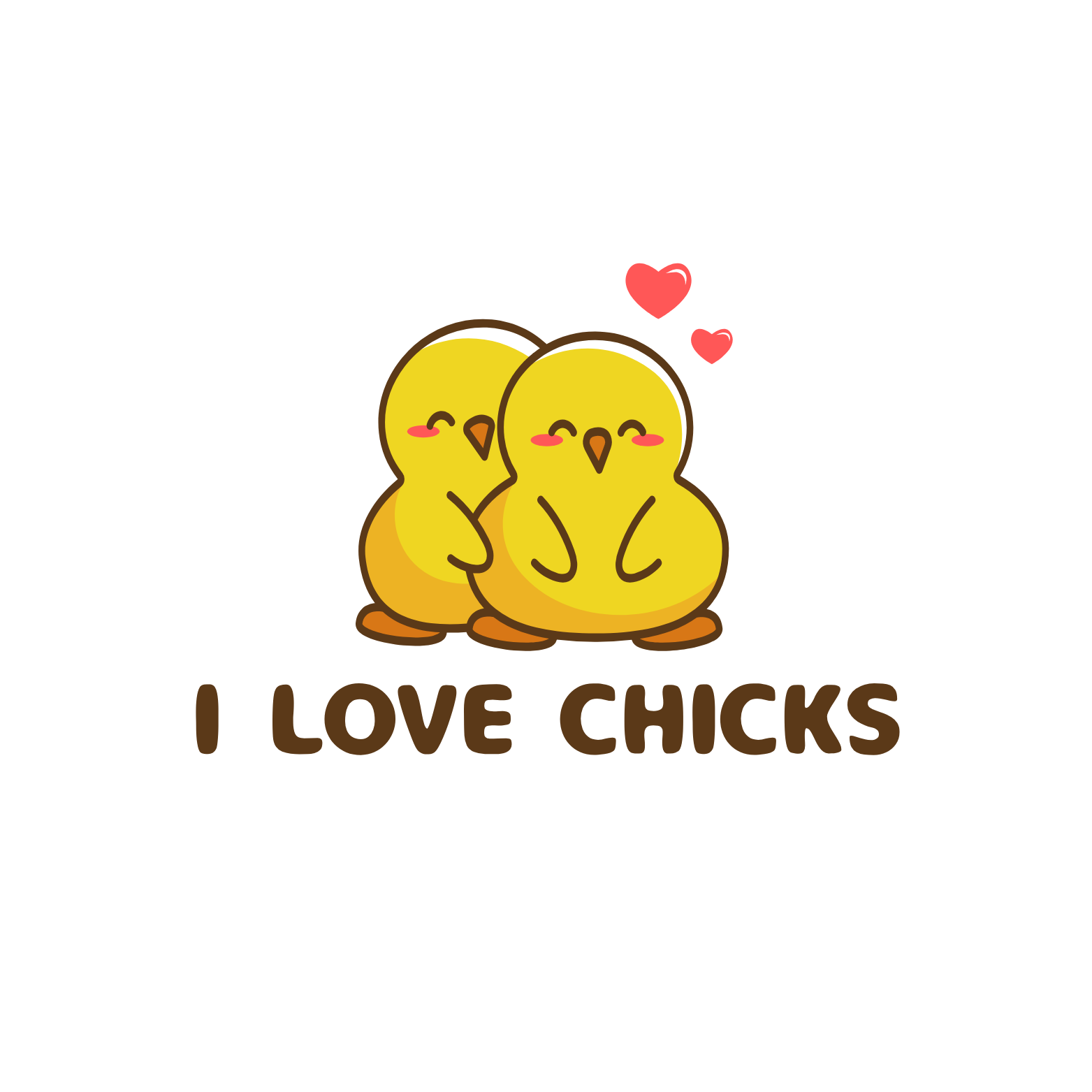 I love chicks pride sticker