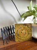 Mustard Acrylic Art MDF Coaster Set
